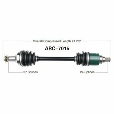 WIDE OPEN OE Replacement CV Axle for ARCTIC FRONT R WILDCAT TRAIL ARC-7015